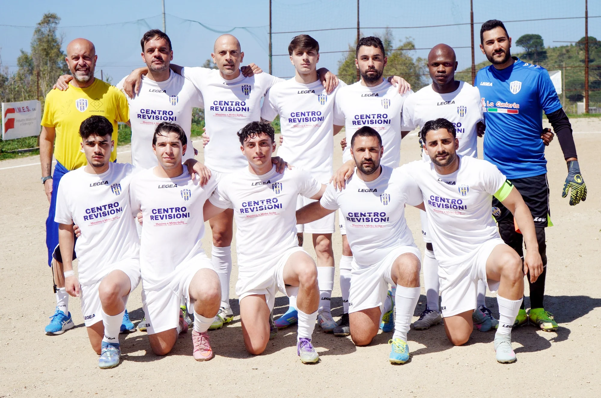La squadra dell’AS Castanea schierata